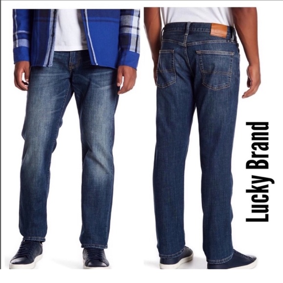 Lucky Brand 221 Original Straight Size 32 Candiani Denim Wilder Ranch - Picture 1 of 10